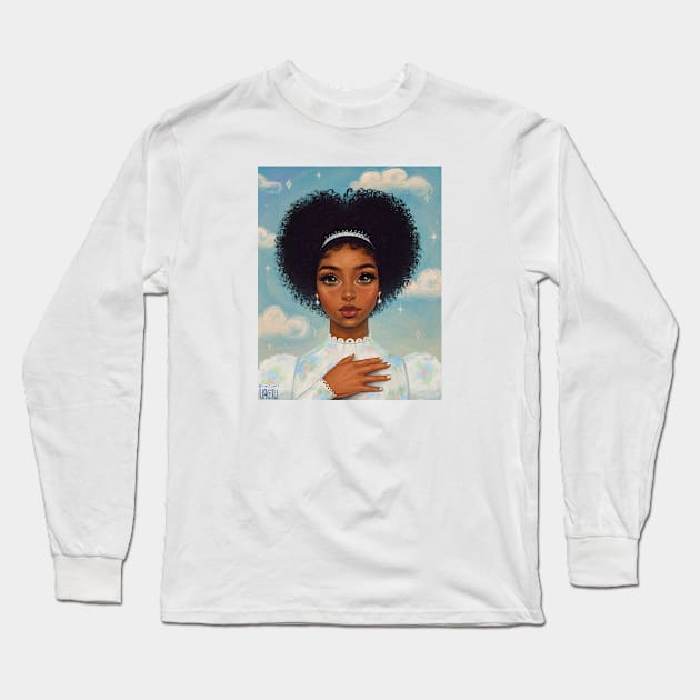 Princess Hart Long Sleeve T-Shirt by VactuART